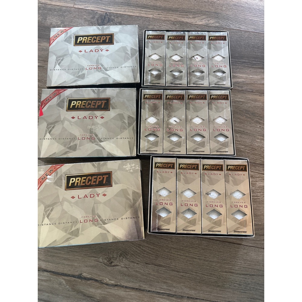 3 Dozen Precept Lady Forever Long Golf Balls Bridgestone 36 Total New